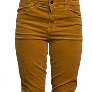 Mustard Yellow Velvet Pants